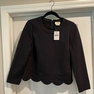 NWT Kate spade Black Top